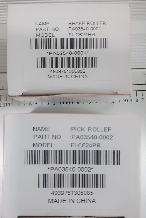 Rullo Picking PA03540-0002 Rulli Scanner Fujitsu Fi-6130 Fi-6230 - Ricambio Originale Per ADF - PA03540-0001 E PA03540-0002 Scanner Fujitsu 6130 - Foto 12