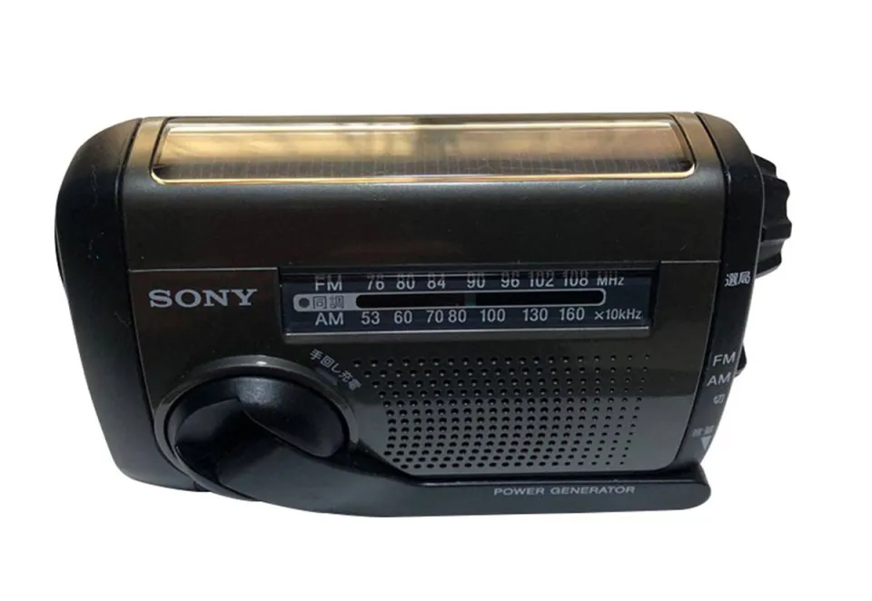 SONY ICF-B99 / ICF-B09 - FM / AM Portable Radio Hand-Cranked and 