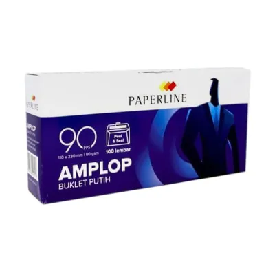 (PACK) Amplop Putih Polos - Paperline 90 MURAH