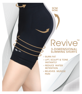 REVIVE 3-DIMENSIONAL SLIMMING LEGGINGS AND SHORTS