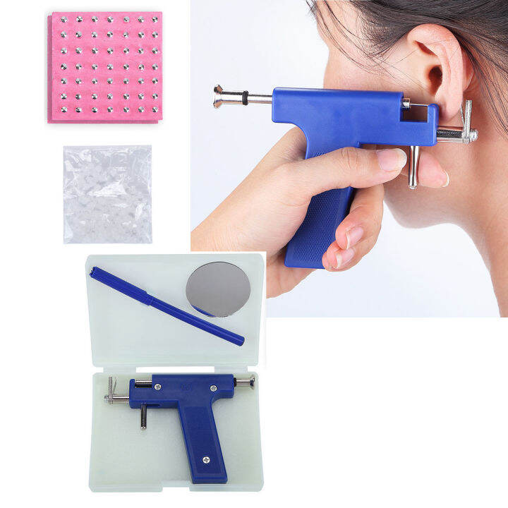 Piercing Set Safety Ear Nose ~~ Navel Body Piercing Kit Set With 98pcs ...