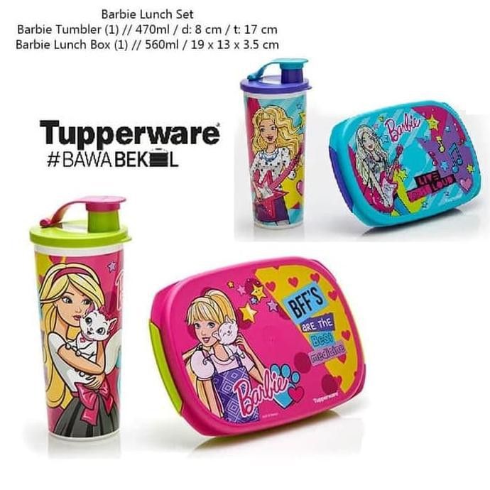 Tupperware barbie sales lunch set