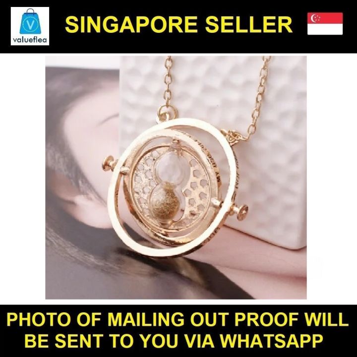 Harry Potter 360 degree Time Converter Rotation Turner Necklace