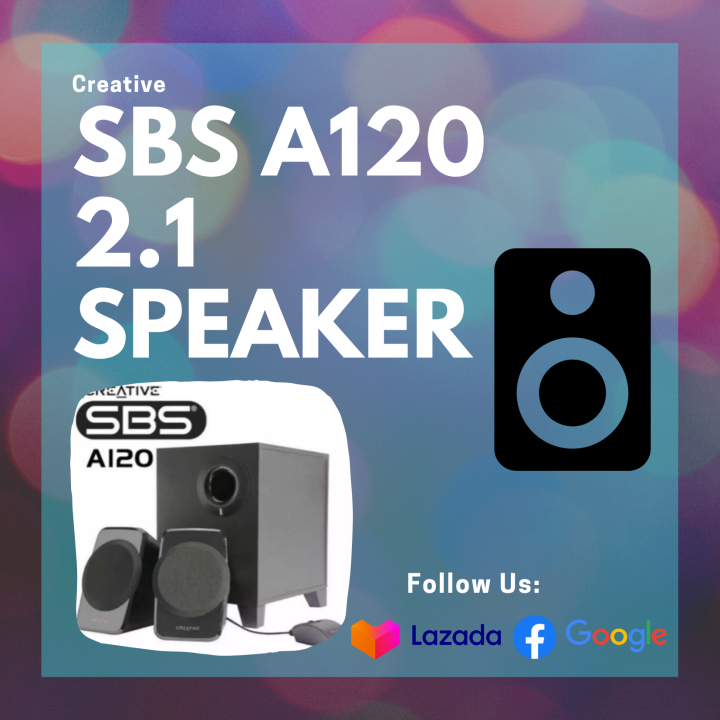 Creative sbs a120 2.1 hot sale speaker