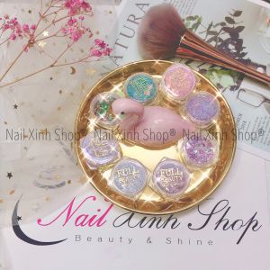 [Giá Tốt ]Set 8 hủ kim tuyến nail  vảy cá Hàn Quốc siêu đẹp