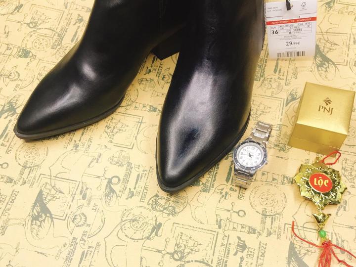 Giày Boot Mango Nữ Xuất Dư Xịn