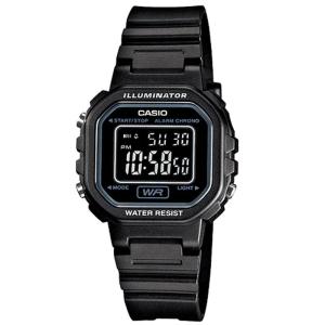 CASIO ORIGINAL - CASIO LA-20WH-1BDF - WOMEN - Hitam - Rubber Band - NEW - Jam dunia JD18ST # Jam Tangan Wanita Cewek Anti Air Digital Analog + CASIO LA 20WH 1B LA-20WH 20 WH LA20 LA-20 LA20WH LA-20WH-1B $ WR0 STR KC7 HT7