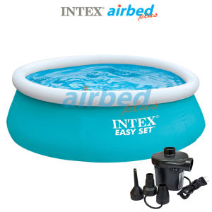 Intex ส่งฟรี สระน้ำ อีซี่เซ็ต 6 ฟุต (1.83x0.51 ม.) รุ่น 28101 + ที่สูบลมไฟฟ้า