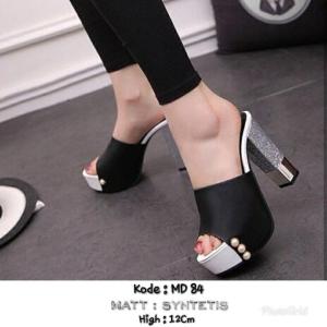 DM SHOPP - High Heels Wanita Pesta Hak Tebal MD 84