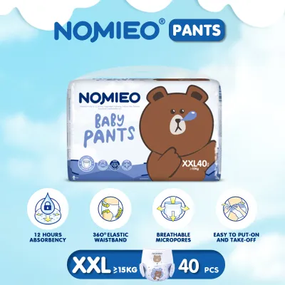 [Single Pack]NOMIEO Diapers Pants / Tape S M L XL XXL XXXL Baby disposable diapers