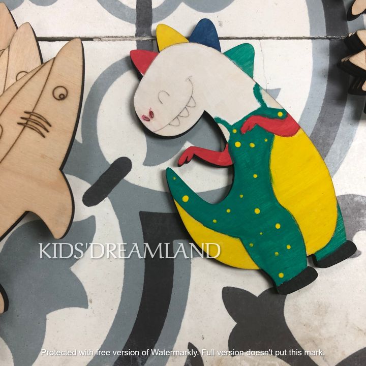 TRANH BÉ TẬP TÔ MÀU - TRANH TÔ MÀU GỖ SÁNG TẠO - HÌNH THÚ VUI NHỘN