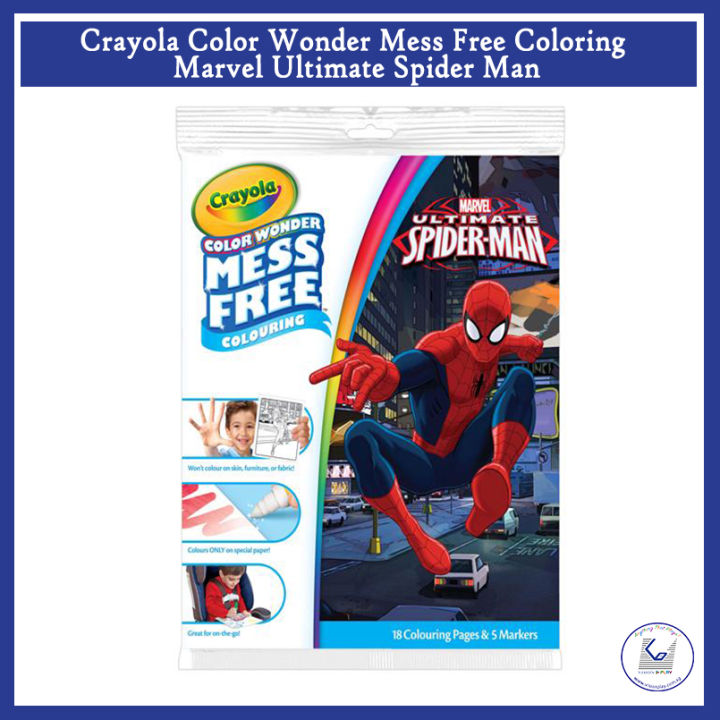 Crayola Colour Wonder Mess Free Marvel Ultimate Spider Man