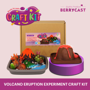 Christmas Gift for Kid STEAM Volcano Eruptions Science Experiment Craft Kit For Kids Art Fun Activity Birthday Gift Party Set -  Berrycast