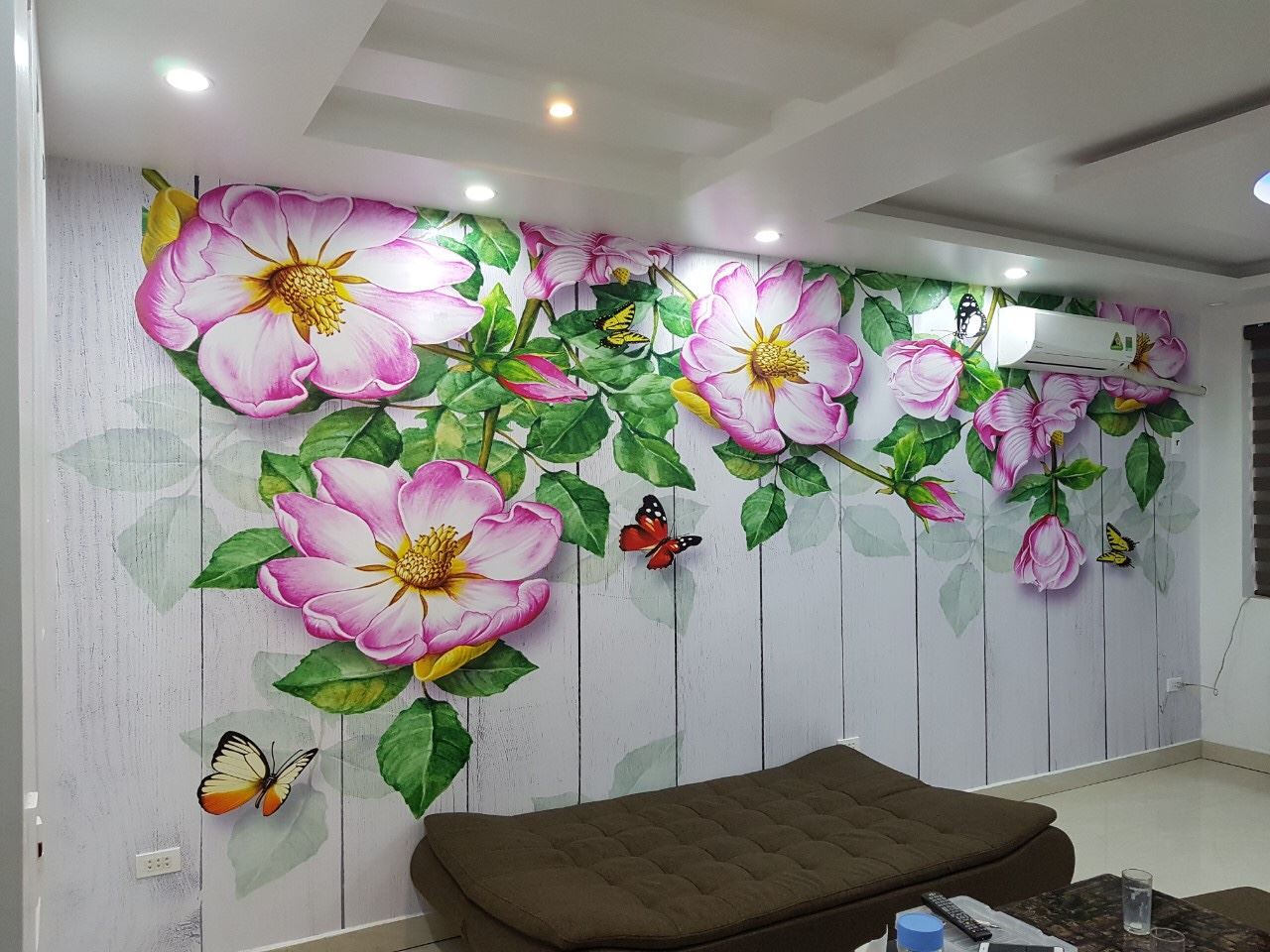 Làm thế nào để không "dở khóc dở cười" khi dán tranh 3D phòng thờ mà vẫn giữ được không gian thờ cúng trang nghiêm?