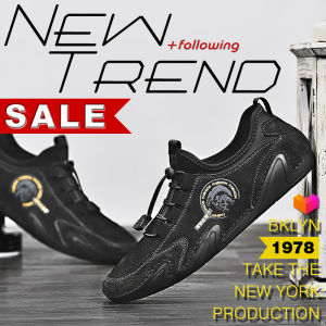 Handmade Leather Shoes Large Sizes 38-48 Comfortable Driving Sneakers Mens Suede Shoes Four Seasons Loafers