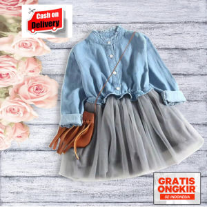 Daigo LOVIETA Dress Anak Perempuan 2 3 4 5 1 Tahun Lucu Terbaru Import Pesta Murah Gaun Anak Cewek Korean Style Kekinian TOKO MVKIDS FUUKA