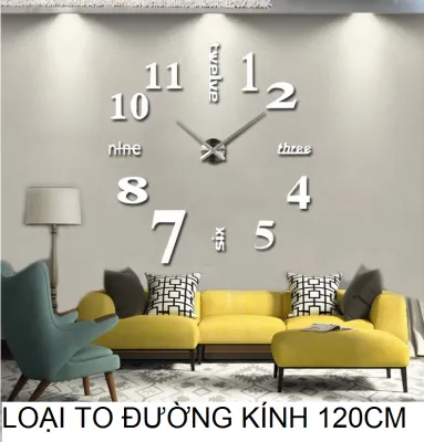 [ SALE HỦY DIỆT ] ĐỒNG HỒ TREO TƯỜNG - ĐỒNG HỒ DÁN TƯỜNG 3D - ĐỒNG HỒ TREO TƯỜNG TRANG TRÍ