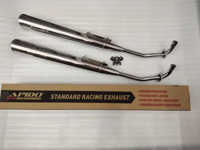 APIDO RACING EXHAUST 26MM FOR HONDA EX5 / DREAM( FREE EXHAUST GASKET!!!!)