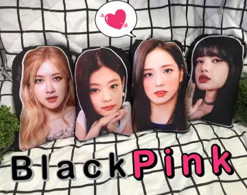 BLACKPINK ハート型クッション ピンク 約34cm 4個セット 9f14775efc08a1b539dfee8ce27ae2