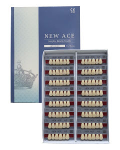 New Ace Lower Anterior Acrylic Teeth Resin ( L7 )  x 1box