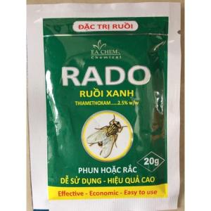 Thuốc diệt ruồi RADO ruồi xanh 20g - thuốc diệt ruồi tận gốc hiệu quả diệt ruồi trong nhà diệt ruồi nhà hàng quán ăn không mùi