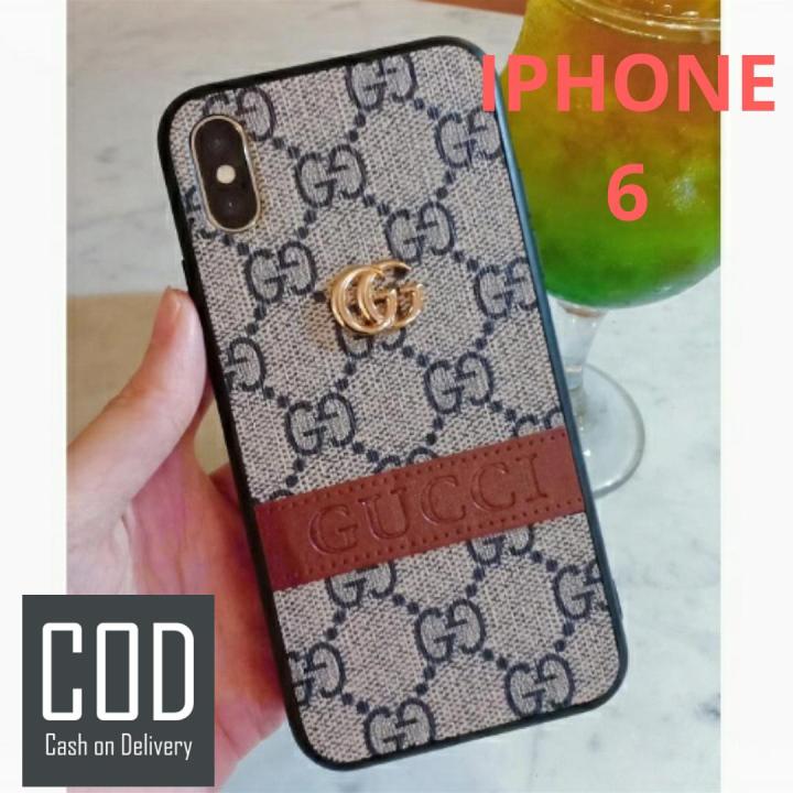 GG Classic leather embossed Case OPPO F5 F7 F9 A7 A5S A3S F11 F11 PRO vivo  V15 V15PRO  Y91 Y93 Y95 / IPHONE 6 6PLUS 7PLUS 8PLUS X X MAX