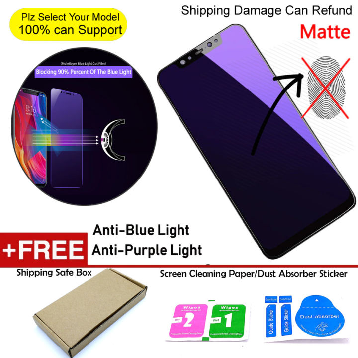 Vivo Y81 Y81i Anti Blue Light Matte Tempered Glass Lazada