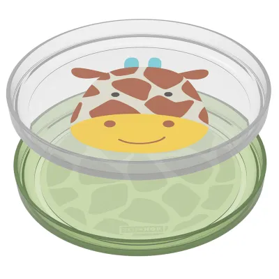Skip Hop Zoo Smart Serve 2 pk Plates (6 Designs Available)