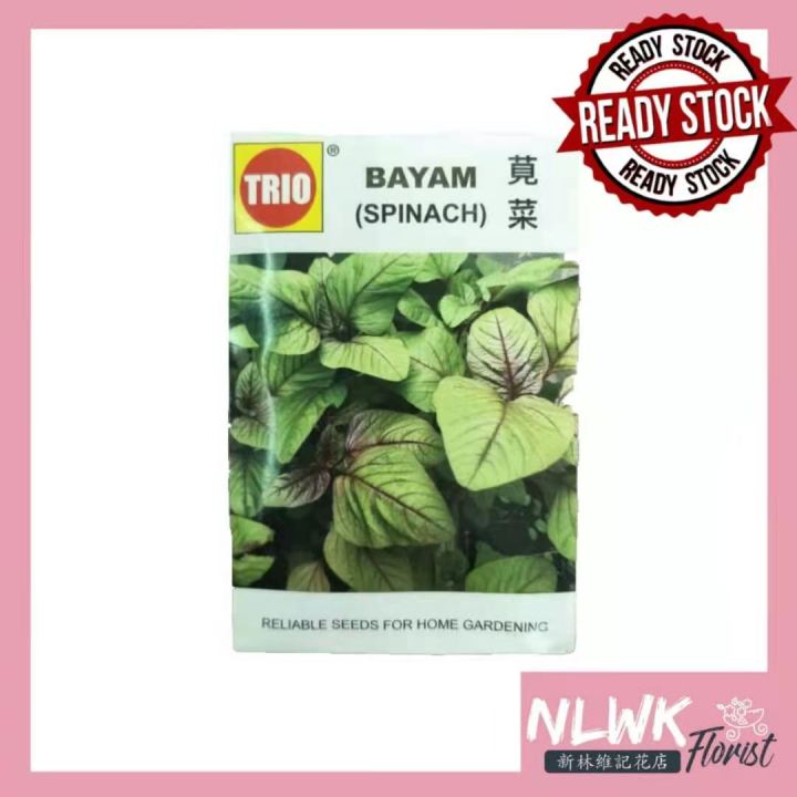 Trio Java Seed TRIO Vegetable seed Biji benih Bayam ( Spinach) 苋菜种子 菜种 | Lazada