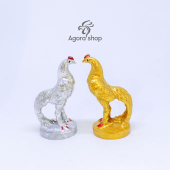 รูปจากผู้ขายบน Lazada: ไก่เงิน ไก่ทอง ไก่แก้บน ไก่ไอ้ไข่🐔รุ่นเงินทองร่ำรวย ขนาด 6-7ซม. ราคาต่อตัว 🐔 ของไหว้ไอ้ไข่ ราคาส่ง ไก่นำโชค ไก ตั้งราคา ฿49 ขายแล้ว 457 ชิ้น