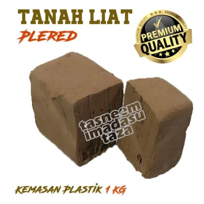Tanah Liat PLERED Kualitas SUPER CLAY 1 KG - Prakarya/Kerajinan Keramik