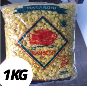 MAKARONI MENTAH / MAKRONI BANTAT KUNING SEPAT KUNING 1KG