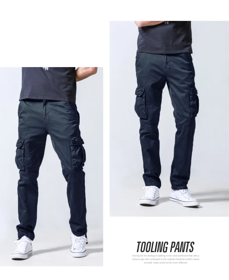 Outdoor Sports Pants Multi-Pocket Overalls Casual Pants Hiking Trousers