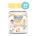 Sweety Gold Diaper Pants Large (11-15 kg) 54 PCS Jumbo. 