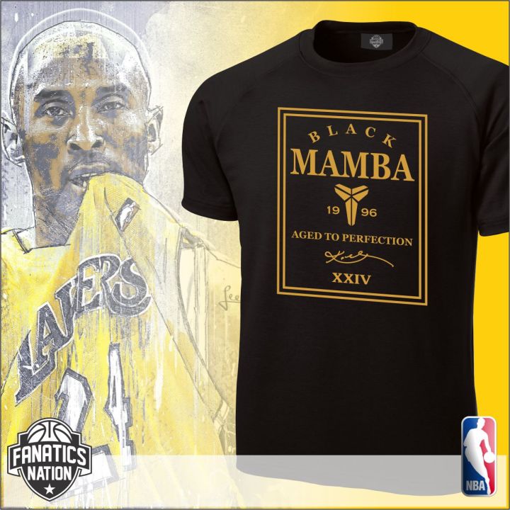 Kobe black best sale and gold shirt