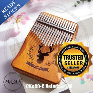 CEGA Authentic 17 Keys Kalimba African Mahogany Wood Thumb Piano