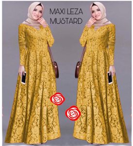 JMV-MAXI DRESS LEZA/GAMIS BROKAT UKR MLXLXXL3XL ( LD 96-130CM)