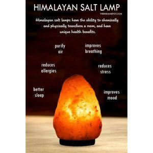 KRISTAL LAMPU GARAM BUKIT HIMALAYAN CRYSTAL SALT LAMP 水晶盐晶灯 ( 2 kg - 5kg )