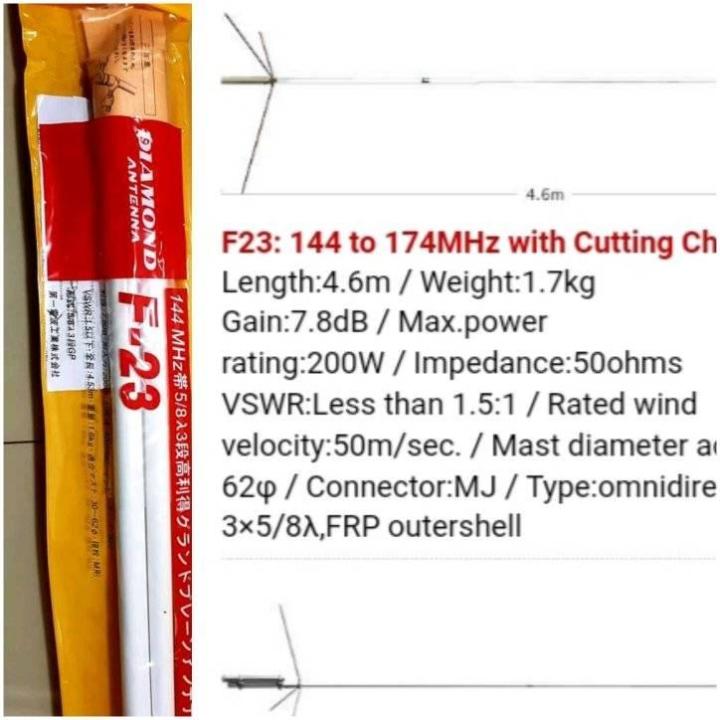 Diamond F23 антенна базовая