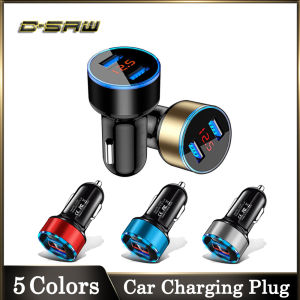 C-SAW Car Charger Dual USB Ports Fast Car Adapter for Samsung Galaxy S8S7S6 Xiaomi Mi5Mi6 iPhone 7 Plus66s6s Plus Huawei p9honor 8 Play NovaLG G6 Nexus 6 Xiaomi iPad And More