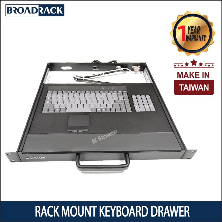 1U Industrial Rack Mount Keyboard (Broadrack) | Lazada