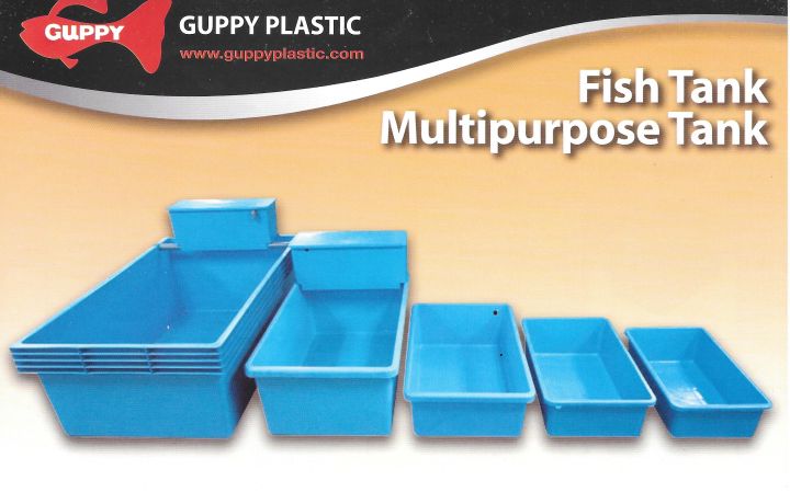 Guppy Plastic Fish Aquarium / Plastic Tank / Fish Tank - 600MM 450mm 370mm  Features: * Aquarium 600mm Plastic Tank 58