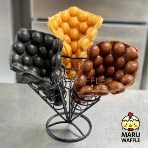 แป้งวาฟเฟิลฮ่องกง กรอบ หอม อร่อย (คละรสชาติ Set 3 ถุง)