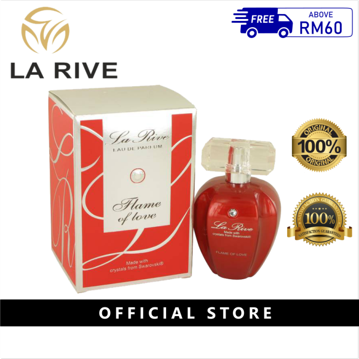 LA RIVE FLAME OF LOVE SWAROVSKI EDP SPRAY 75ml for women 75Ml
