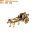 [HCM]Tượng đồng xe bò kéo kích thước 6x21x2cm màu đồng - SP001528. 