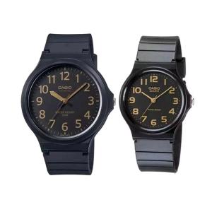 CASIO COUPLE ORIGINAL - CASIO Pria MW-240-1B2 -with- Wanita MQ-24-1B2LDF Jam dunia JD19 Jam Tangan Pasangan Cowok Cewek Anti Air MW 240 1B2 with MQ 24 1B2LDF + CASIO MW-240 240 MW240 Seri MW 240 1B2 & MQ 24 1B2