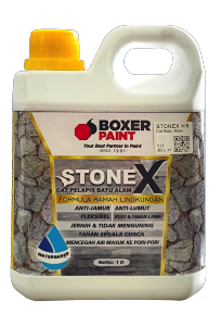 (1 LT) STONEX Pelapis Batu Alam Water Based Cat Batu Alam