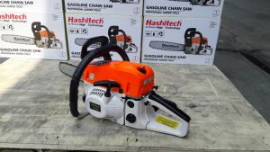 เลื่อยยนต์ บาร์ 11.5 นิ้ว (ตัดเอียงได้ 360 องศา) รุ่น HT-8052 เลื่อยโซ่ เครื่องยนต์เบนซิน 2 จังหวะ