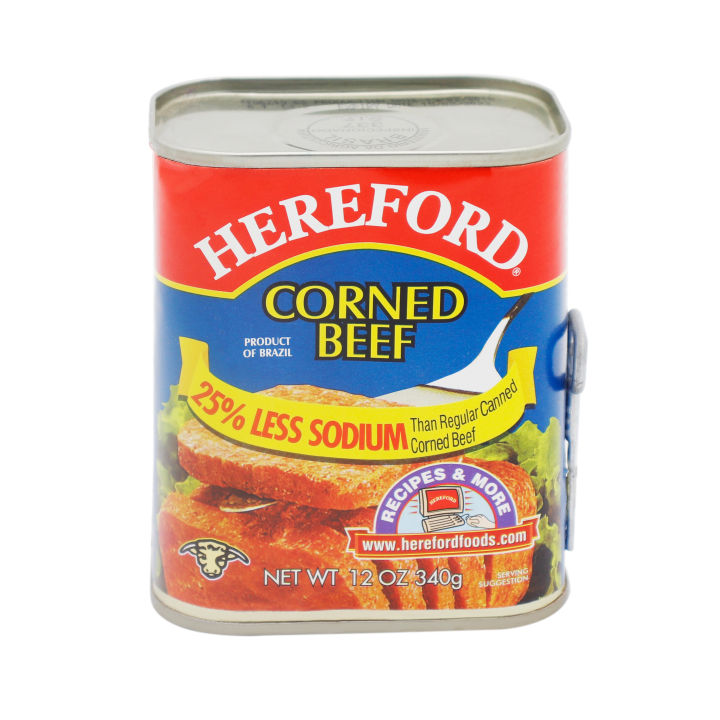 Hereford Corned Beef Less Sodium 340g Lazada PH