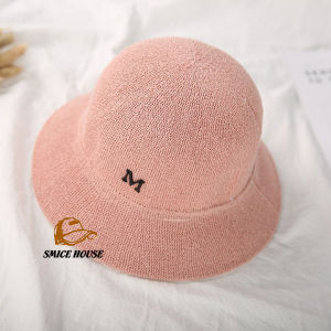 NÓN NỮ VÀNH NHỎ MŨ BUCKET LEN CHỮ M CHỐNG NẮNG ĐI BIỂN CÓ THỂ GẤP GỌN